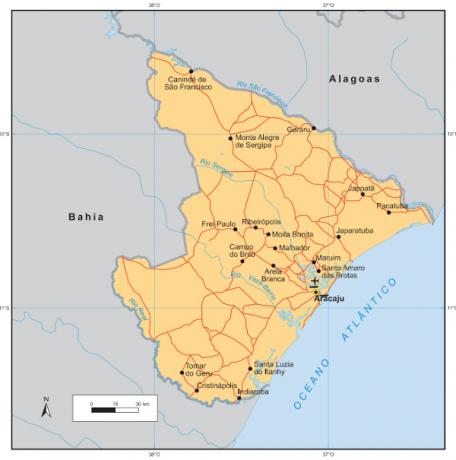 Location of Sergipe. Source: IBGE.