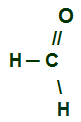 Structural formula of the smallest aldehyde