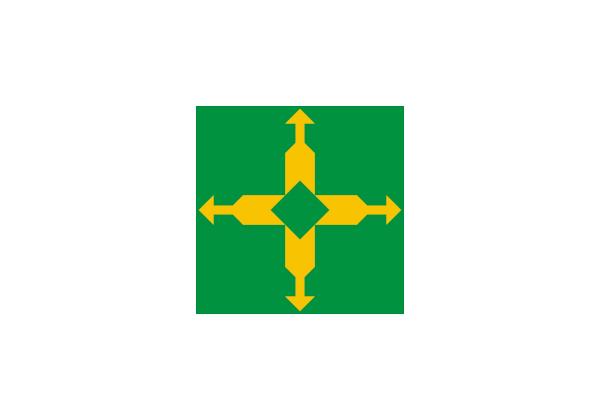 Flagge des Bundesdistrikts im Mittleren Westen.