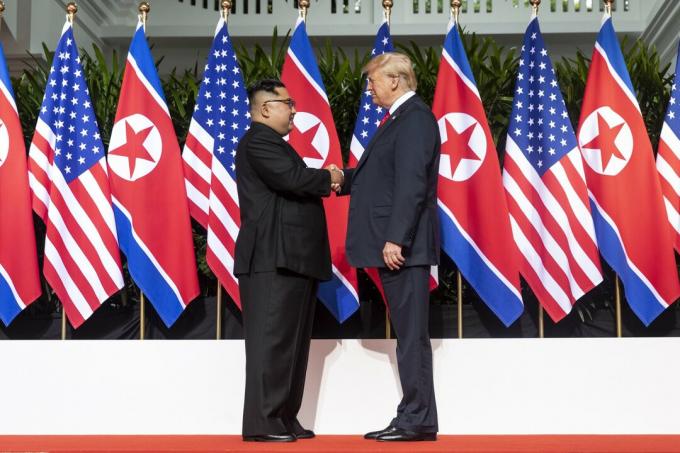 Kim Jong Un og Trump