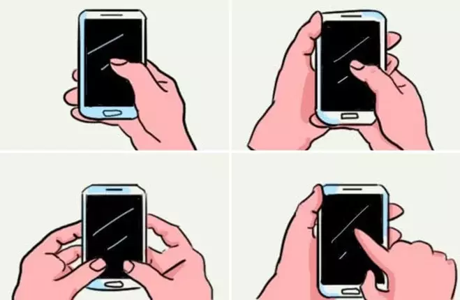 Kako držite telefon, Foto: https: www.the-sun.comtech5299880how-you-hold-phone-personality-test