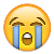 emoji græder