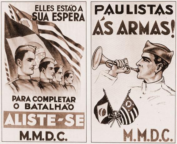 Posters of the Constitutionalist Revolution