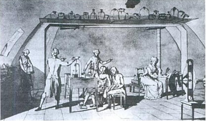 Lavoisier's chemisch laboratorium