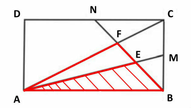 Fuvest 2017 question similarity of triangles