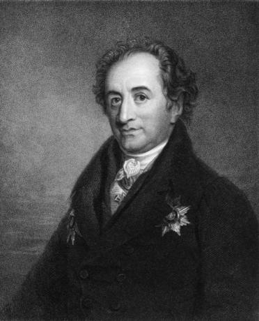 요한 볼프강 폰 괴테 (Johann Wolfgang von Goethe)는 독일 낭만주의의 위대한 이름 중 하나이며 "젊은 베르테르의 고통"의 저자입니다.