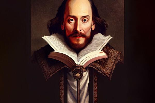 Shakespeare, en forfatter af den klassicistiske litterære skole.