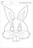 Paskalya için Tavşan ve Bunny Maskeleri