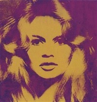 Brigitte Bardot, arbeid av Andy Warhol, 1974