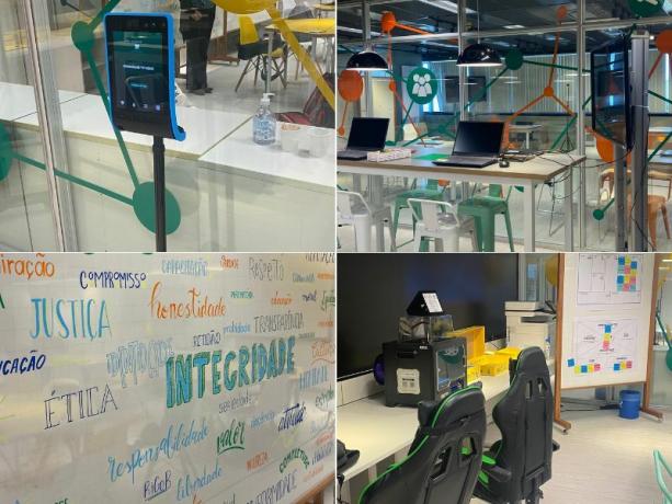 Photos from the Petrobras Innovation and Learning Laboratory 