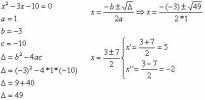 Korijen jednadžbe 2. stupnja