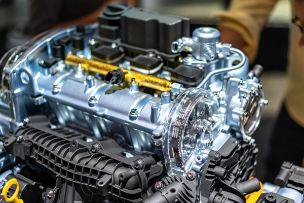 Internal combustion engines, like those that power automobiles, are examples of thermal engines.