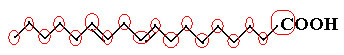 Količina ogljika v molekuli linolne kisline