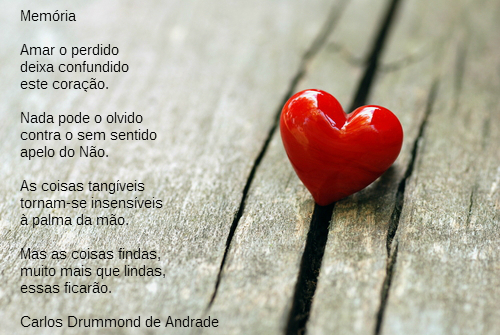 Carlos Drummond de Andrade. Poemas de Carlos Drummond de Andrade