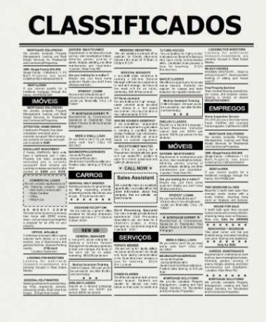 Caratteristiche degli annunci classificati Class