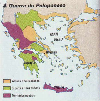 पेलोपोनेसियन युद्ध: यह क्या था, सारांश और इतिहास