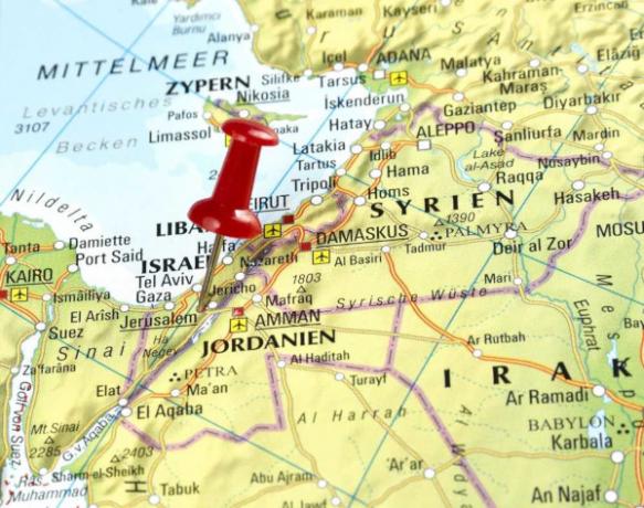 Jerusalem: generelle data, kart, regjering, konflikter