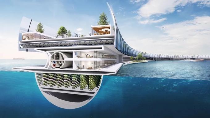 Japonijos startuolis projektuoja plaukiojantį miestą 40 000 žmonių; žinoti daugiau
