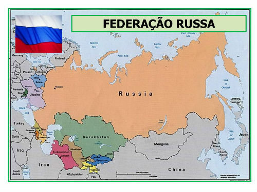 Rusko: vlajka, mapa, hlavní město a prezident