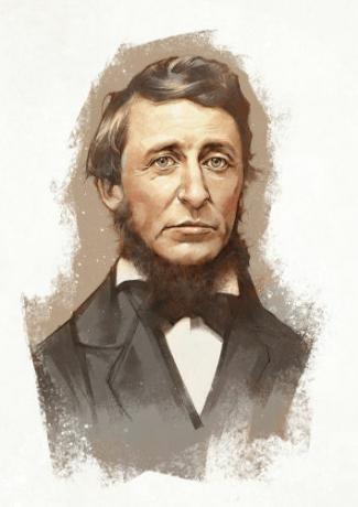 Henry David Thoreau는 19 세기 에세이를 통해 시민 불복종의 개념을 만든 것으로 유명합니다. [2]