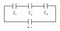 Sammenslutning af serielle, parallelle og blandede kondensatorer
