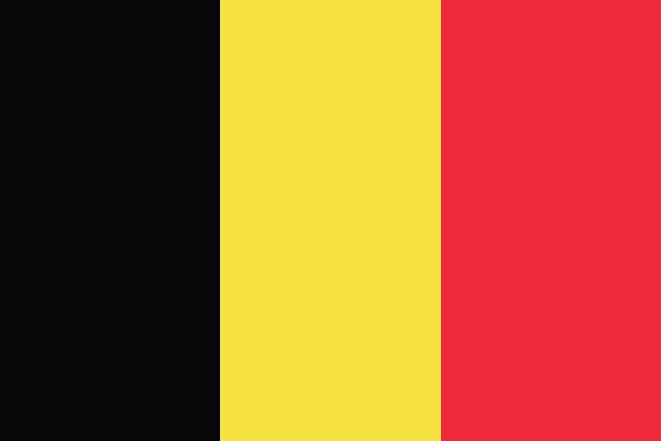 Belgische Flagge. 