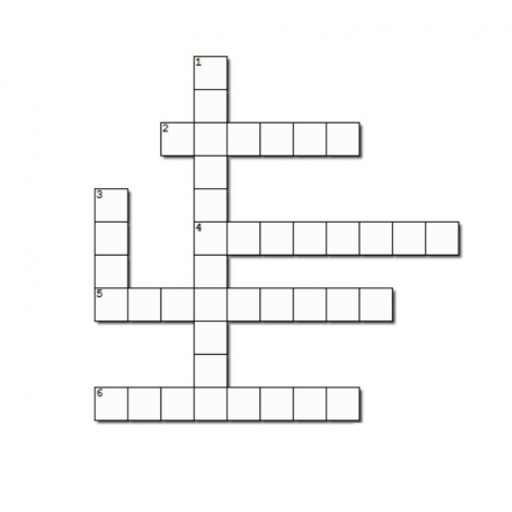 Crossword about graphic design; Play and have fun!
