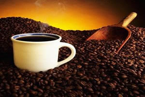 Den berømte kaffe er et naturligt stof