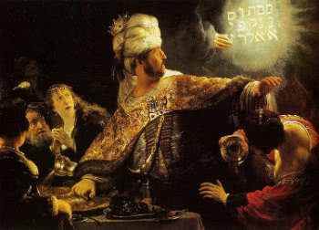 Festa di Baldassarre di Rembrandt