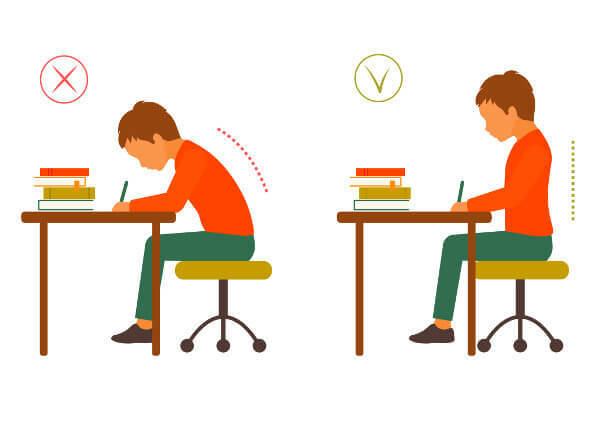 How poor posture can harm students