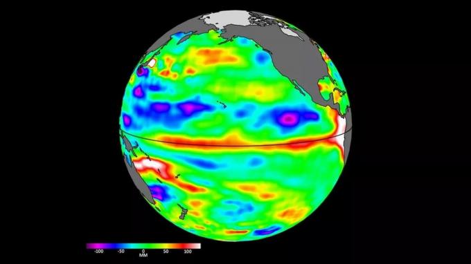 El Niño seen by NASA could result in historic global warming