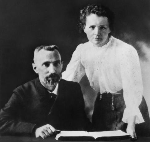 Pierre in Marie Curie