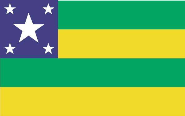 Flag of Sergipe, the smallest Brazilian state.
