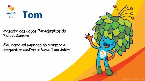 Tom - Rio 2016 paralympialaisten maskotti