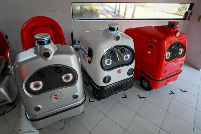רובוטים שיכולים לבצע משלוחים הופכים ליקיריהם ביפן