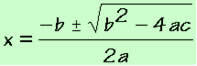 Rădăcina unei ecuații complete de gradul II
