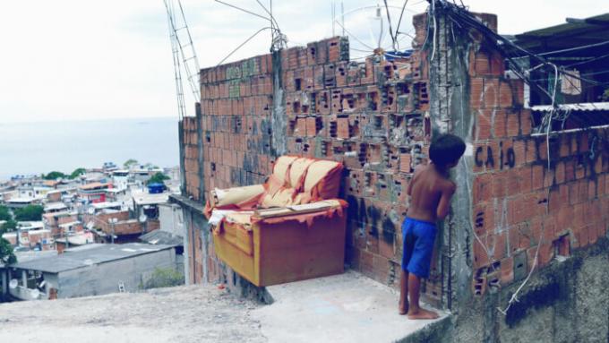 Rio de Janeiro'daki Favela
