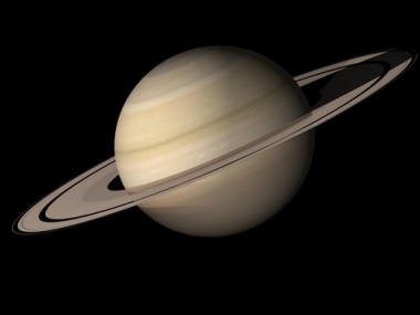 Saturn, eksempel på Jovian planet eller fjern gas gigant