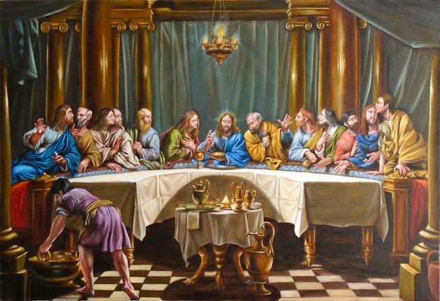 Иисус и 12 апостолов