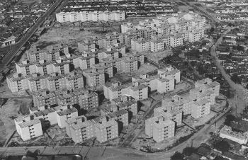Dictature militaire au Brésil Complexe résidentiel Santos 1979 BNH