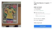 Neymar sticker on the cup album is sold for more than 7 minimum wages