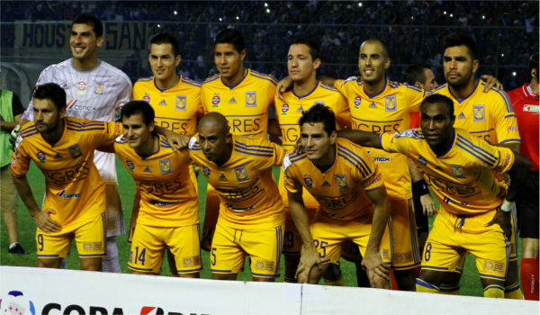 Team of Tigers (Mexiko) im Libertadores-Streit im Jahr 2015. (Bild: César Muñoz/ANDES-Agentur)