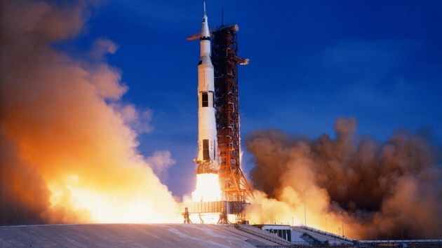Apollo 11 taking off