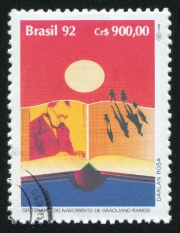 Commemorative stamp of the centenary of Graciliano Ramos. [3]