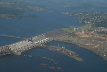 पारा.¹. में तुकुरुई बांध की हवाई छवि