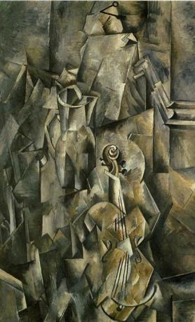 Violina i tegla (1910)