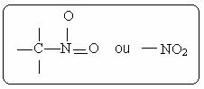 Functional group characteristic of nitro compounds