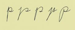 Handstil: Sättet du skriver bokstaven 'P' på kan avslöja något överraskande