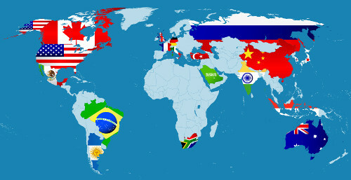 G20 haritası