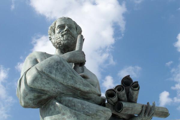 Aristoteles statue